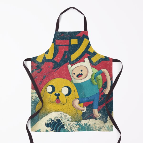 Item preview, Finn and Jack GReat Wave Vintage Poster designed and sold by AnimeArsenalPrints.