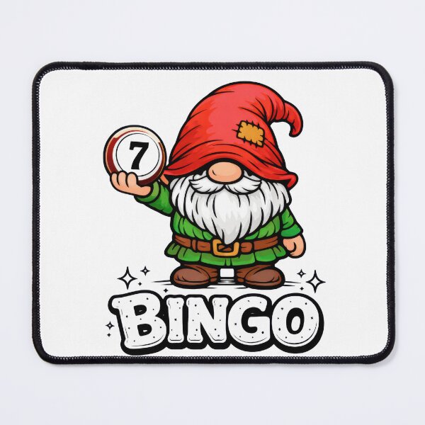 Item preview, Lucky Bingo Gnome – Whimsical Bingo Night Illustration designed and sold by Moriarty's Digital Visions.