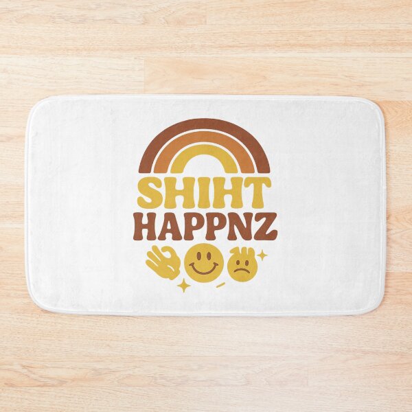 Item preview, Shiht Happnz Retro Positivity Design – Funny Phonetic Humor Feel Good Art designed and sold by SoulThread Studio.