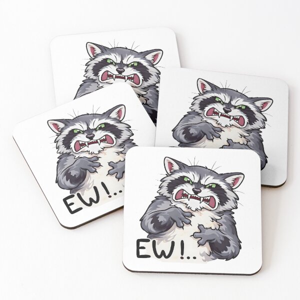 Item preview, Funny Angry Raccoon – Cute but Savage Meme Design designed and sold by Senkov.