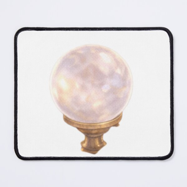 Item preview, Crystal Ball Divination – Love Witch Soft Witchcore Illustration designed and sold by SirensSageStone.