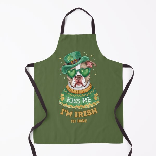 Item preview, ST. PATRICKS PITBULL "KISS ME I'M IRISH" designed and sold by BKDIGITALSHOP.