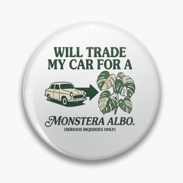 Item preview, Will Trade My Car for A Monstera Albo designed and sold by YassineBeladraa.