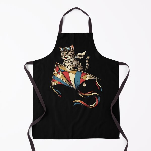 Item preview, Cute cat flying on a kite designed and sold by ReneMM.