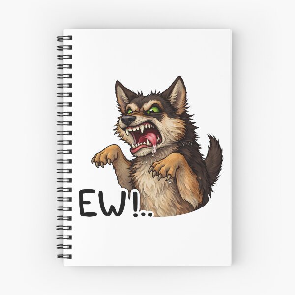 Item preview, Angry Cartoon Dog – Funny Aggressive Dog Illustration designed and sold by Senkov.