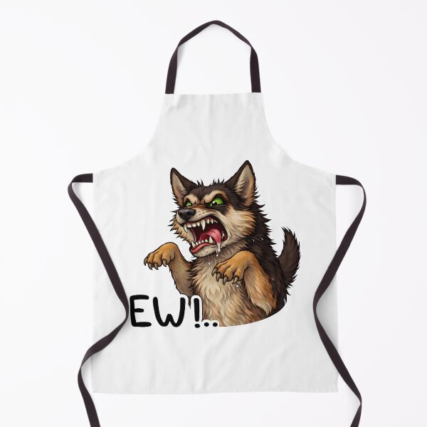 Item preview, Angry Cartoon Dog – Funny Aggressive Dog Illustration designed and sold by Senkov.