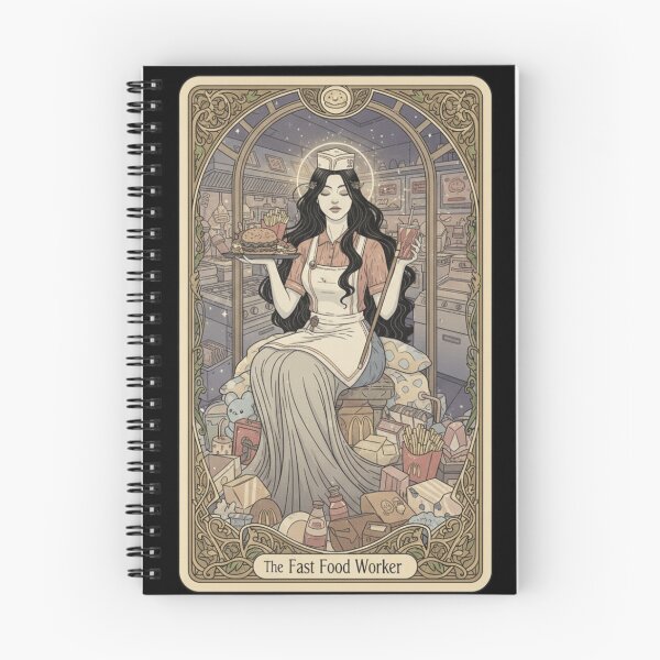 Item preview, Tarot card, The fast food worker designed and sold by Roxburylane.