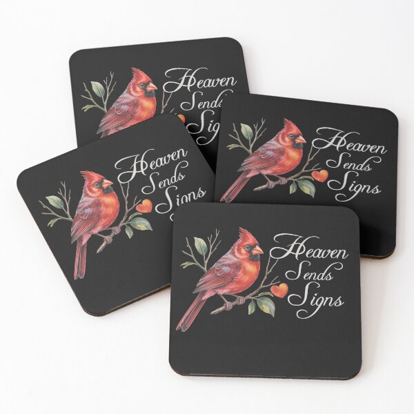 Item preview, Red Cardinal Heaven Sends Signs Bereavement Gift designed and sold by tamdevo1.