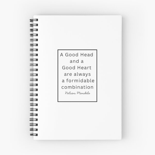 Item preview, A Good Head and a Good Heart designed and sold by WriteOn2026.