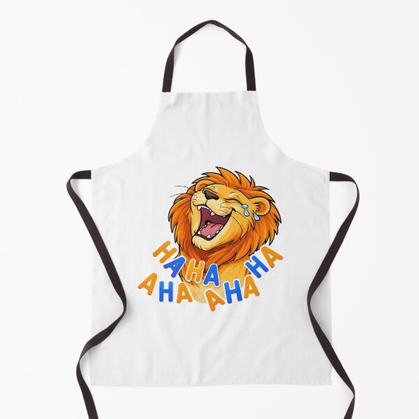 Item preview, Laughing Lion AHAHAHA Funny Meme Illustration designed and sold by Senkov.