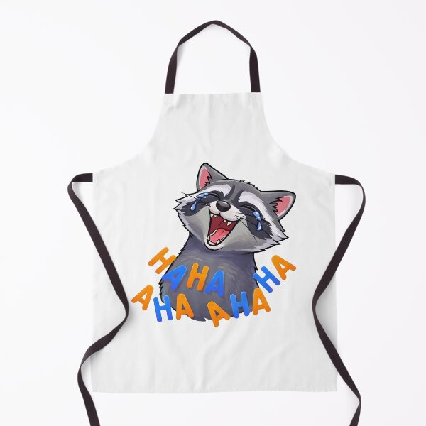 Item preview, Laughing Raccoon AHAHA Funny Meme Illustration designed and sold by Senkov.