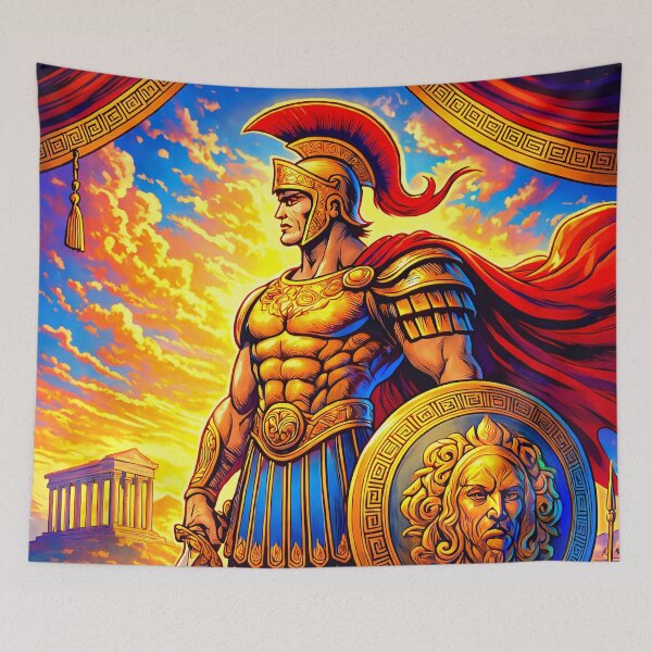 Item preview, Prince Achilles – Legendary Greek Warrior Art designed and sold by EASNFTCOL.