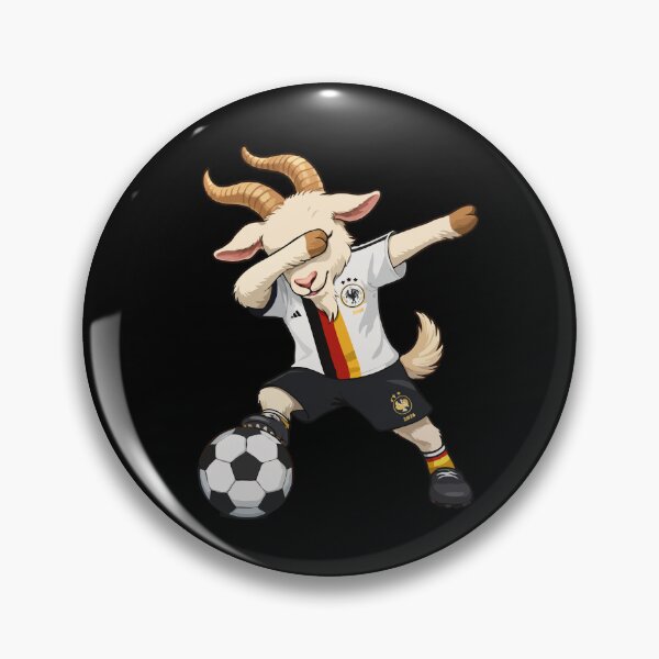 Item preview, Dabbing GOAT Soccer Star – Funny Germany Football Meme | Ultimate World Cup Fan Design designed and sold by BrainBubbleArt.