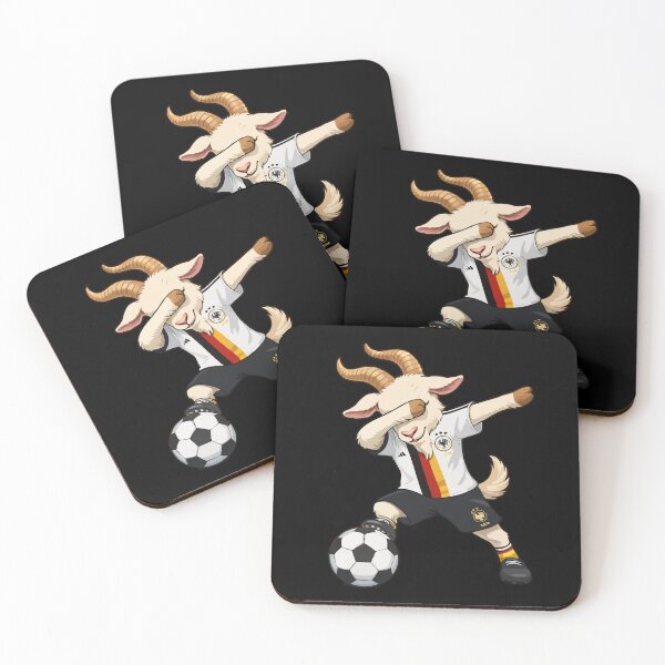 Item preview, Dabbing GOAT Soccer Star – Funny Germany Football Meme | Ultimate World Cup Fan Design designed and sold by BrainBubbleArt.