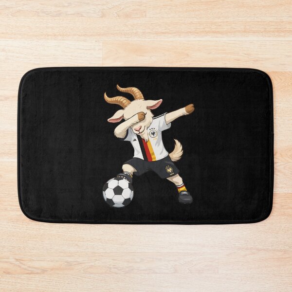 Item preview, Dabbing GOAT Soccer Star – Funny Germany Football Meme | Ultimate World Cup Fan Design designed and sold by BrainBubbleArt.