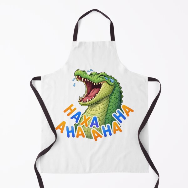 Item preview, Funny Laughing Crocodile – AH AHA AHAHA Meme Design designed and sold by Senkov.
