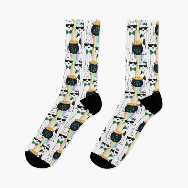 Item preview, Cool Cats with Pot of Gold designed and sold by m2inspiration.