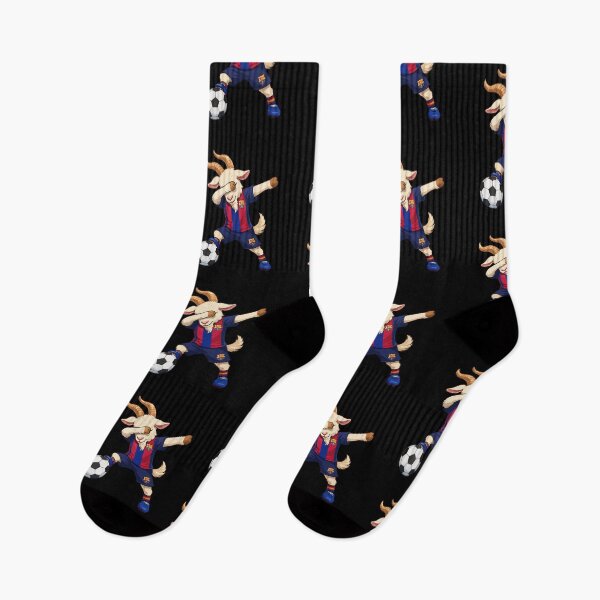Item preview, Funny Dabbing Goat Soccer Player – Football Animal Art in FC Barcelona Style designed and sold by BrainBubbleArt.