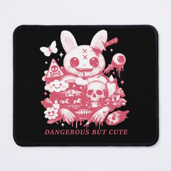 Item preview, Dangerous But Cute Bunny Pink designed and sold by AntiFormApparel.
