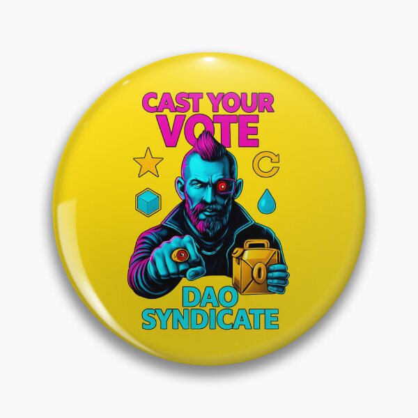 Item preview, Cast Your Vote - DAO Syndicate Insignia - Crypto Governance Symbol - Bold designed and sold by BitCrop.