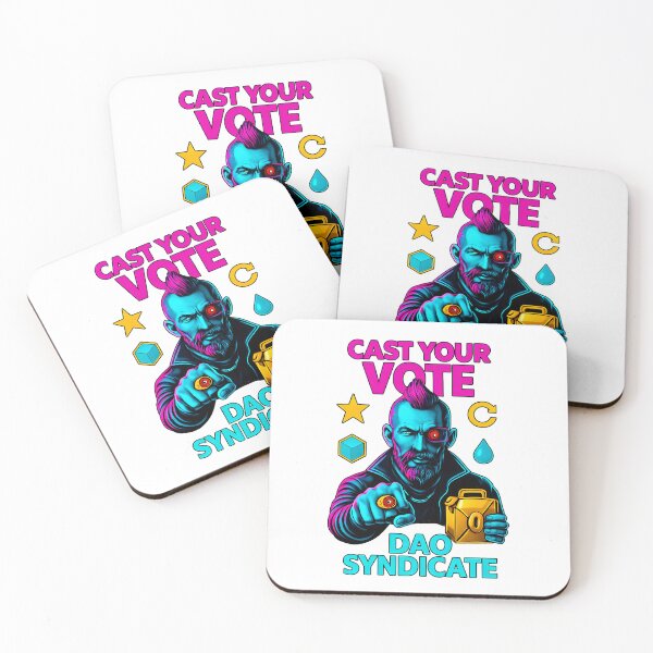 Item preview, Cast Your Vote - DAO Syndicate Insignia - Crypto Governance Symbol - Bold designed and sold by BitCrop.
