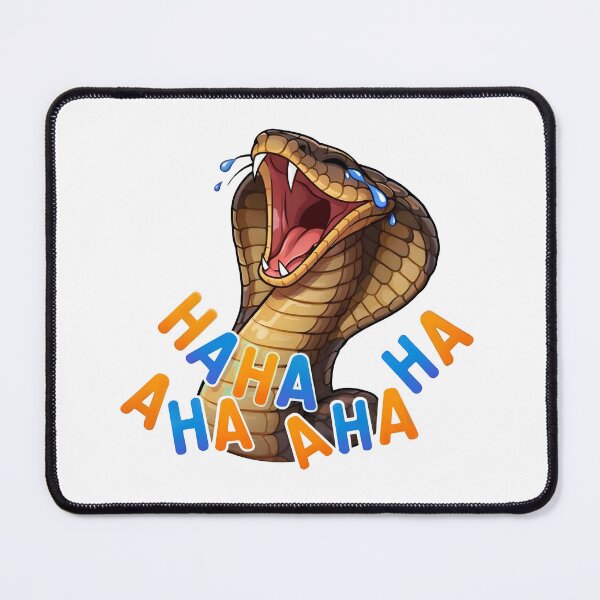 Item preview, AHAHAHA Snake Meme – Funny Laughing Cobra Cartoon designed and sold by Senkov.