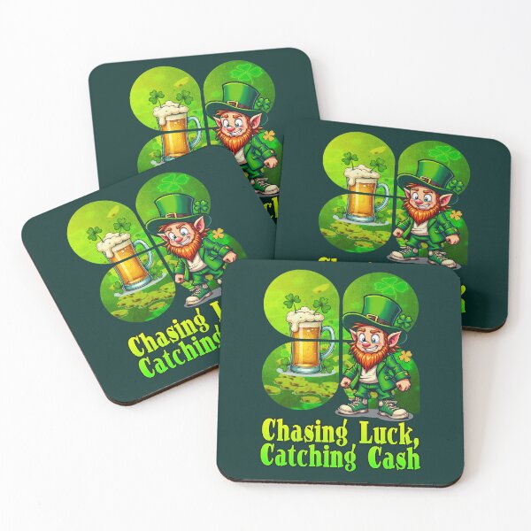 Item preview, Chasing Luck Catching Cash St Patrick’s Day Shirt designed and sold by Topoartispp.
