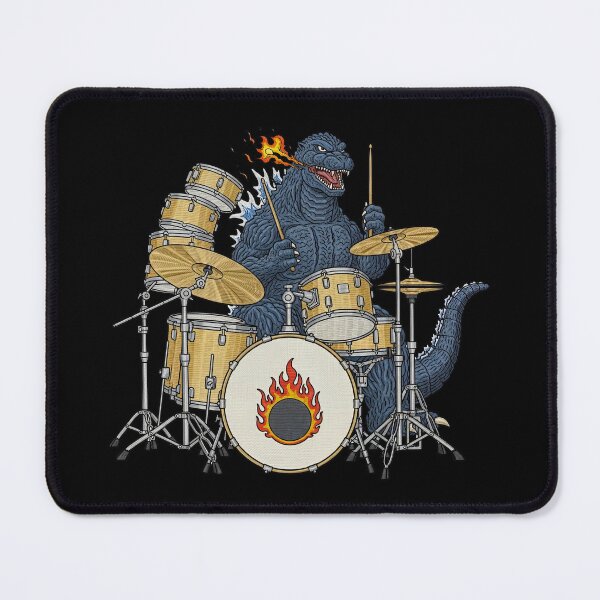 Item preview, Giant Kaiju Monster Drumming On Stage designed and sold by TeeARTHY.