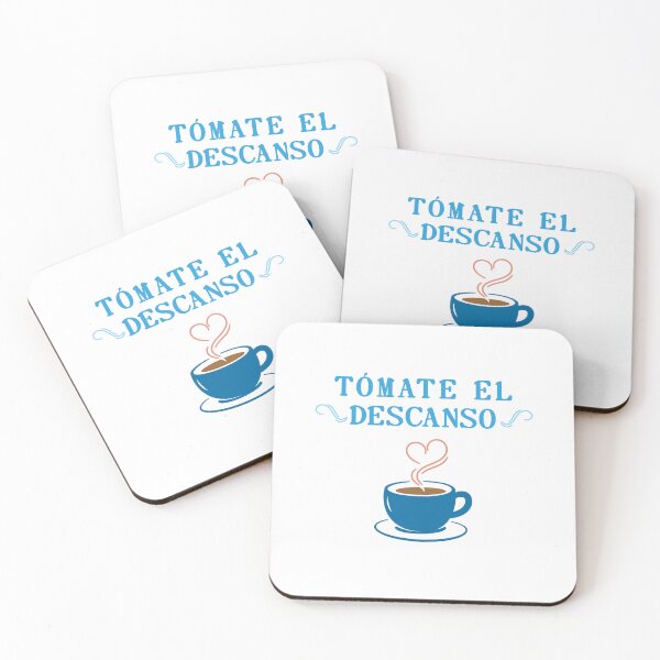 Item preview, Tómate El Descanso — Spanish Coffee Break Self Care Quote designed and sold by EverChangingSeasons.