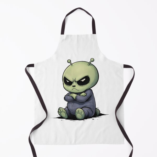 Item preview, Angry Cute Alien Baby Illustration designed and sold by Senkov.