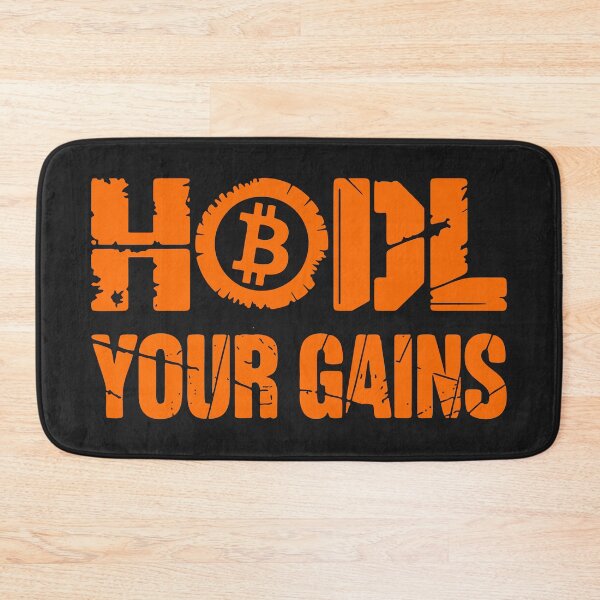Item preview, HODL Your Gains Bitcoin - Diamond Hands Art designed and sold by cabana.space.