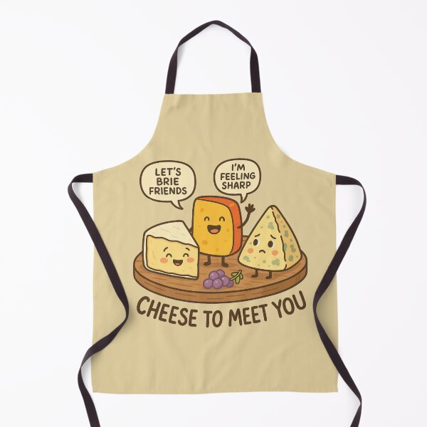 Item preview, Cheese to Meet You Funny Cheese Art designed and sold by Bliss Find And Design.
