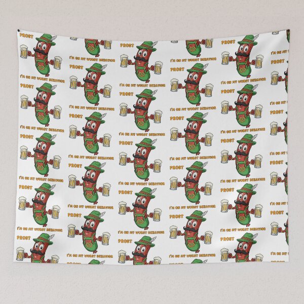 Item preview, Funny Sausage On My Wurst Behavior designed and sold by TeeARTHY.