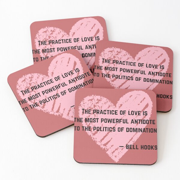 Item preview, Bell Hooks Quote on Love designed and sold by AnimaliaStar.