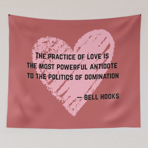 Item preview, Bell Hooks Quote on Love designed and sold by AnimaliaStar.