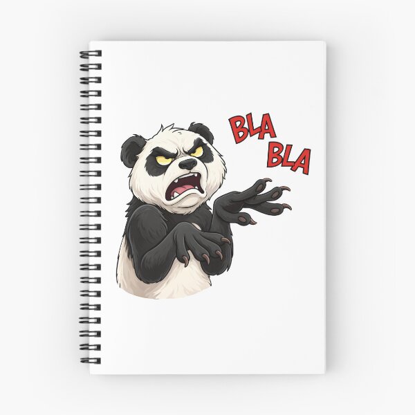 Item preview, Angry Panda Saying Bla Bla Bla – Funny Sarcastic Cartoon designed and sold by Senkov.