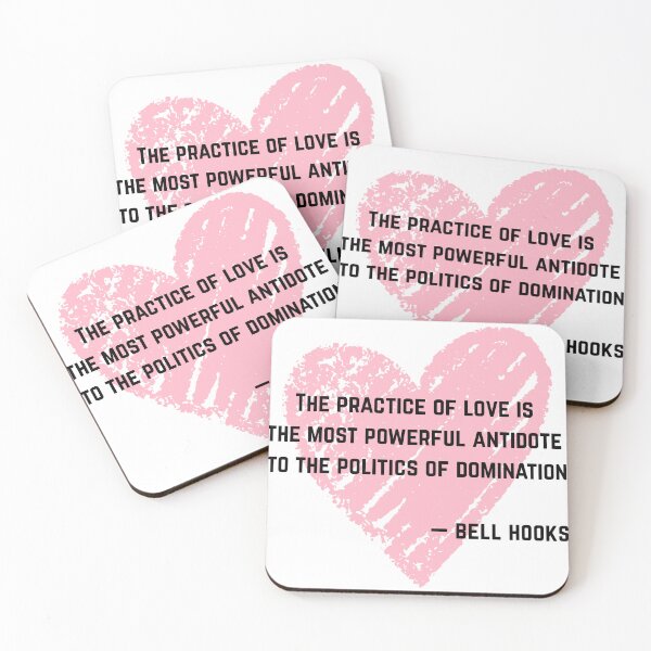 Item preview, Bell Hooks Quote on Love designed and sold by AnimaliaStar.