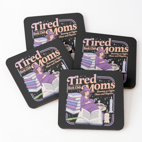 Item preview, Tired Moms Book Club Witchy Reading designed and sold by TeeARTHY.