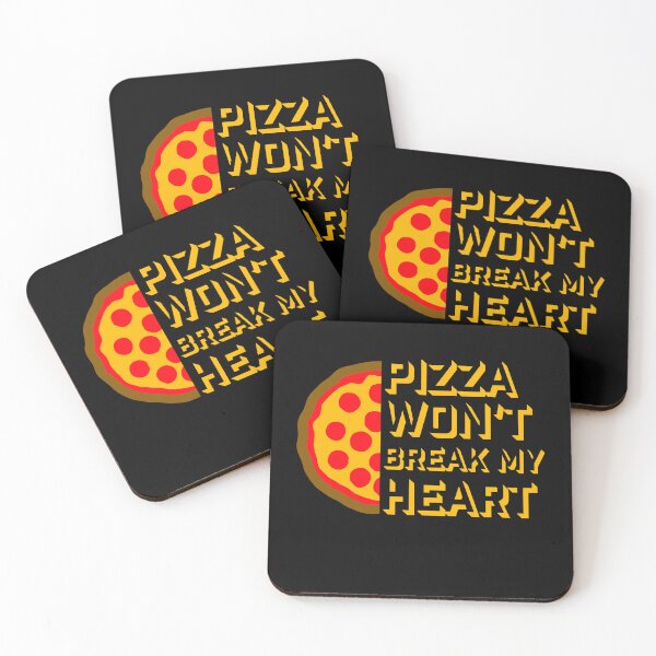 Item preview, Pizza Won't Break My Heart Food Love Humor designed and sold by shirt-o-mat.