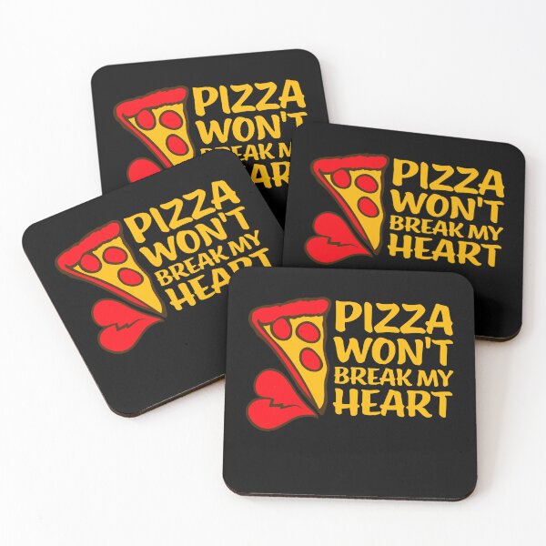 Item preview, Pizza Won't Break My Heart Food Love Humor designed and sold by shirt-o-mat.