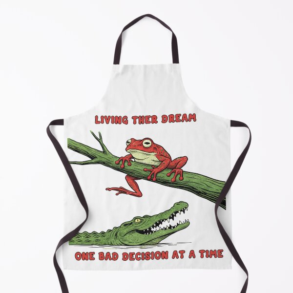 Item preview, One Bad Decision At A Time Frog designed and sold by TeeARTHY.