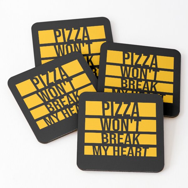 Item preview, Pizza Won't Break My Heart Food Love Humor designed and sold by shirt-o-mat.