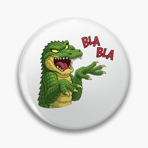 Item preview, Bla Bla Alligator – Funny Sarcastic Crocodile Meme designed and sold by Senkov.