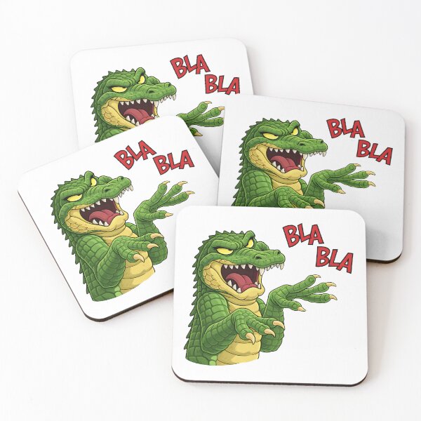 Item preview, Bla Bla Alligator – Funny Sarcastic Crocodile Meme designed and sold by Senkov.