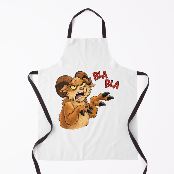 Item preview, Angry Ram Saying “Bla Bla” – Funny Sarcastic Cartoon Animal designed and sold by Senkov.