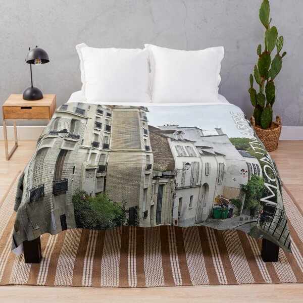 Item preview, Street in Montmartre, Paris, France designed and sold by CHASAcreative.