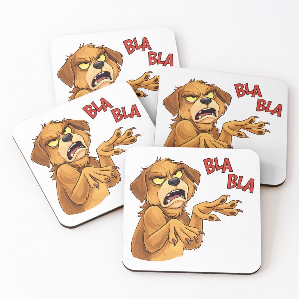 Item preview, Bla Bla Bla Angry Dog Meme Funny Sarcastic Illustration designed and sold by Senkov.