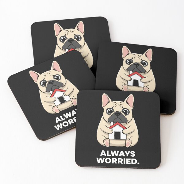 Item preview, Always Worried Frenchie Dog designed and sold by Teeny Quities.