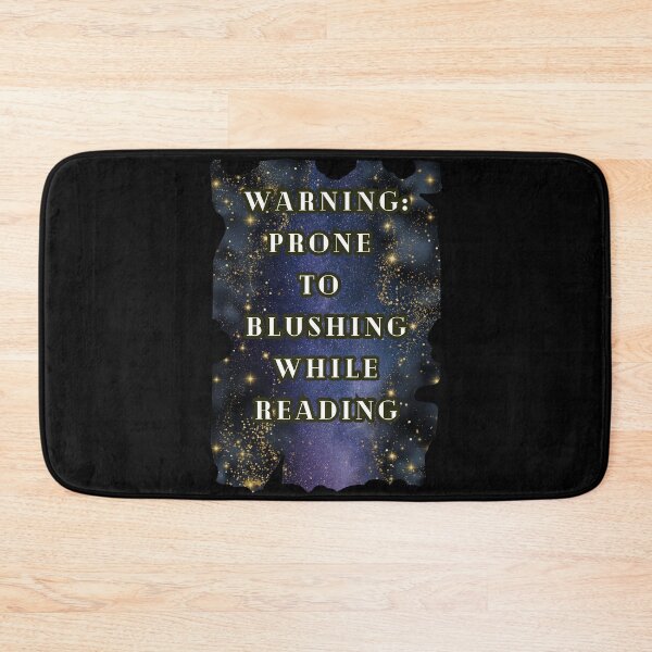 Item preview, Warning Prone to Blushing While Reading, Romance Book Lover Tee, Spicy Book Gift  designed and sold by DarkRomanceMom.