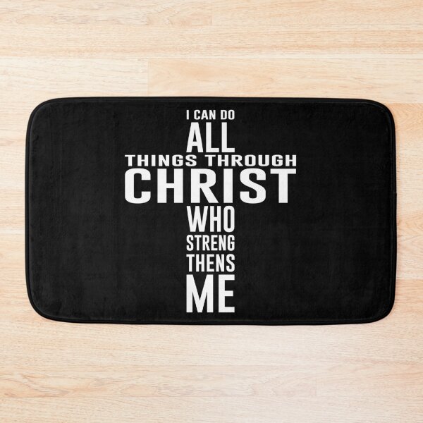 Item preview, I Can Do All Things Through Christ Who Strengthens Me - Strength & Faith Quote designed and sold by itsjuztin.